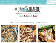 Tablet Screenshot of momontimeout.com